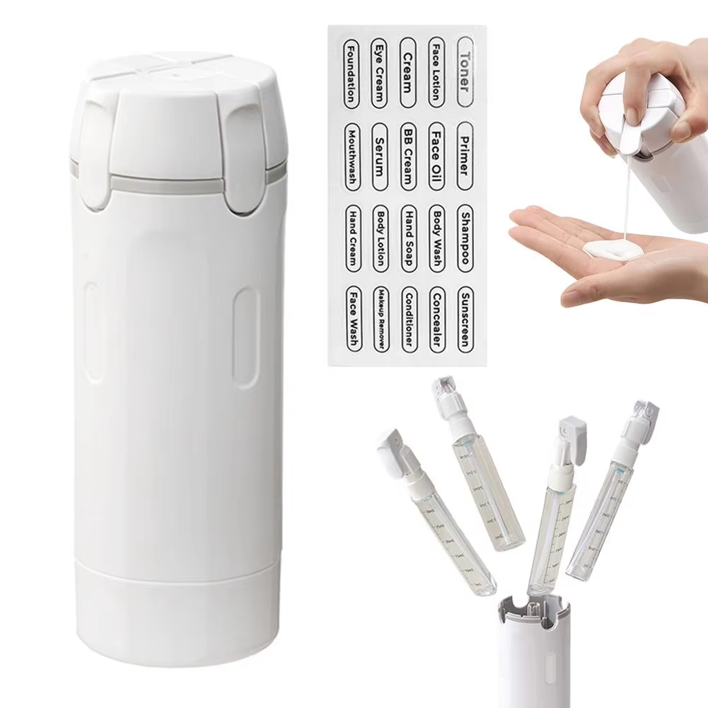 Dispensador para viaje 4 en 1